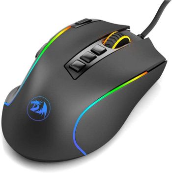 Mouse Gamer Redragon Predator RGB M612-RGB - Black