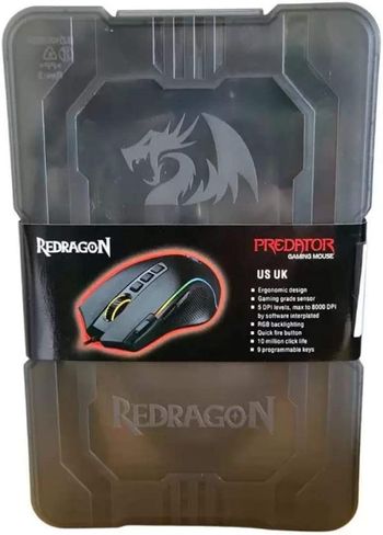 Mouse Gamer Redragon Predator RGB M612-RGB - Black