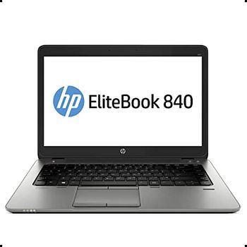 HP EliteBook 840 G2 ، Intel (R) Core (TM) i7-5th Gen CPU @ 2.60 GHz ، 4GB RAM ، 256GB SSD ، ENG / ARA KB ، فضي / أسود