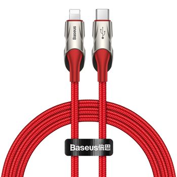 Baseus Fish Eye 1 Meter Type-C to Lightning Cable Red