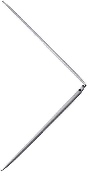 Apple Macbook Air A1534- أوائل 2015 ، 12 بوصة انتل كور M-1.3 جيجاهرتز ، 8 جيجابايت رام ، 512 جيجابايت اس اس دي لوحة مفاتيح باللغة الانكليزية - رمادي فلكي