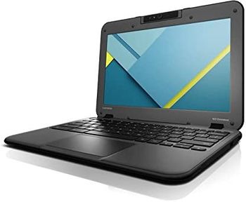 Lenovo N22 11.6 "Chromebook ، Intel Celeron N3050 1.60 جيجاهرتز ، 4 جيجابايت رام ، 16 جيجابايت SSD Drive ، Chrome OS ، لوحة مفاتيح باللغة الإنجليزية - أسود