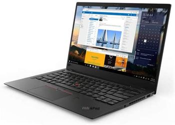 Lenovo ThinkPad X1 Carbon Laptop Intel Core i7 8th Gen, 8GB RAM, 256GB SSD, 14-Inches, Intel HD Graphics, Win - Black.