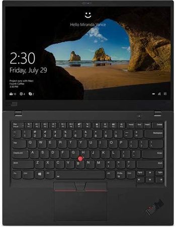 Lenovo ThinkPad X1 Carbon Laptop Intel Core i7 8th Gen, 8GB RAM, 256GB SSD, 14-Inches, Intel HD Graphics, Win - Black.