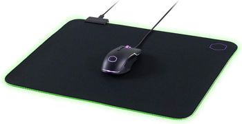 Cooler Master Masteraccessory Mp750 L Soft Mouse Pad With Water Resistant Surface And Thick RGB Borders