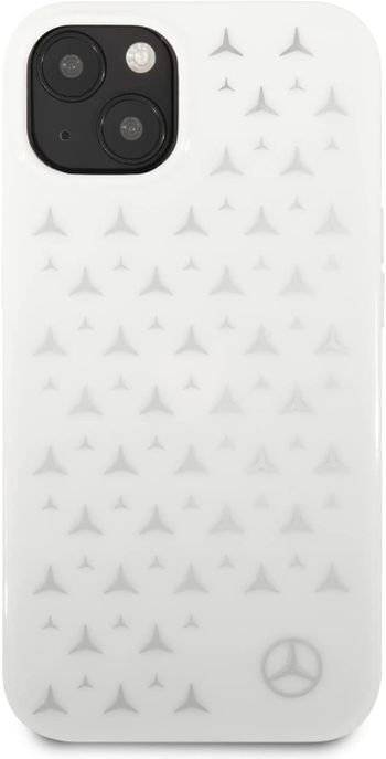 CG MOBILE Mercedes Benz PC/TPU Case With Electroplated Stars Pattern 13 - WHITE