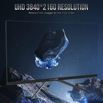 جيم اون شاشة العاب مسطحة 4K مقاس 28 انش 3840×2160P (GO28UHD144IPS، IPS، UHD 144Hz، 1 مللي ثانية، جي سينك ومزامنة مجانية، HDMI - شاشة UHD 2.1 DP&USB C - (تدعم PS5)