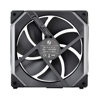 Lian-Li Uni Fan Sl140 RGB Pwm Lüfter, Schwarz - 140 mm tyle: SL140-1B