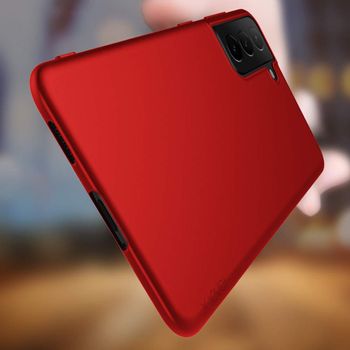 X-level for Samsung Galaxy S21 Case Slim Fit Soft TPU Super Ultra-Thin [Guardian Series] S21 Phone Back Cover Light Protective Matte Finish Coating Case Compatible Samsung S21-Red