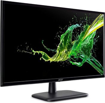 Acer 23.8 Inch Full Hd Monitor, 1920 X 1080 P, 75Hz, Led, Amd Free Sync, 2 X Hdmi, Black Ek240Y Um.Qe0Ee.C02, Ek240Ycbi