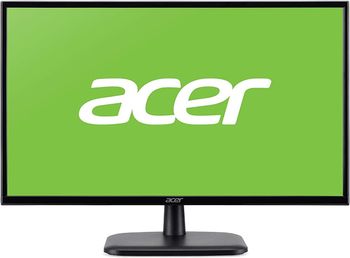 Acer 23.8 Inch Full Hd Monitor, 1920 X 1080 P, 75Hz, Led, Amd Free Sync, 2 X Hdmi, Black Ek240Y Um.Qe0Ee.C02, Ek240Ycbi