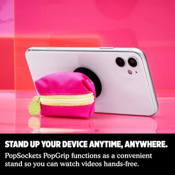 PopSockets: PopGrip with Swappable Top for Phones and Tablets - Pocket Neon Pink