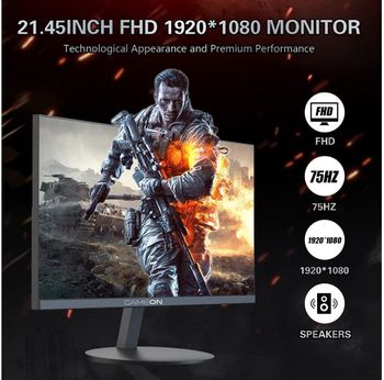 GAMEON GO22FHD75HZ 22" FHD 75Hz 4ms Flat Gaming Monitor 778969 - Black