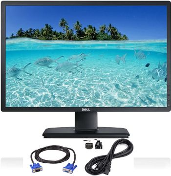 Dell P2212HB Full HD 22 inch LED Backlit Monitor, 1080p at 60 Hz, VGA & DVI, USB 2.0 Downstream, USB 2.0 Upstream, 16.7 Million Colors, 178 Degree Viewing Angle, 60/80 Refresh Rate