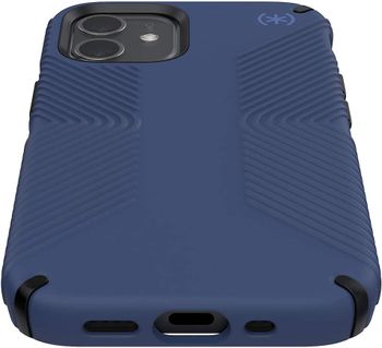 Speck Products Presidio2 Grip Iphone 12 Mini Case ، أزرق ساحلي / أسود / أزرق ستورم