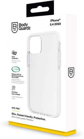 Ace Pro, Clear/White, 2020 iPhone 5.4, SECURE