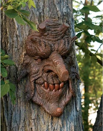 Design Toscano Db383031 Poison Oak: Greenman Tree Sculpture,Single Garden