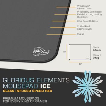 Glorious Element Mouse Pad - Ice