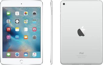 Apple Ipad Mini 2015 7.9 Inch, 4th Generation, wifi + Cellular , 128GB - Silver