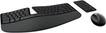 Microsoft L5V-00018 Ergonomic Blue Track Technology Keyboard And Mouse - English And Arabic