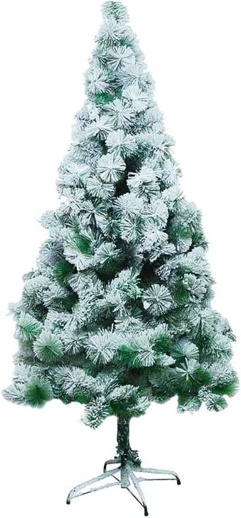 YATAI Christmas Tree With Metal Stand Xmas Tree – Artificial Snow Flocked Christmas Tree For New Year Holiday Christmas Decoration – Christmas Ornament Artificial Plants - Artificial Pine Tree (5ft)