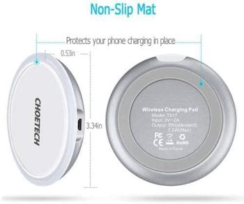 Chotech Inductive Wirless Charging Pad White