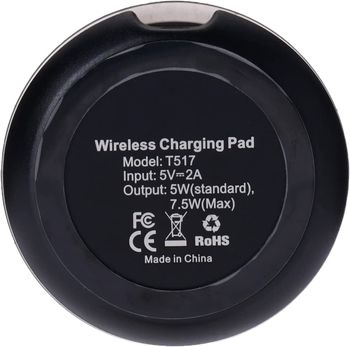 Chotech Inductive Wirless Charging Pad Black