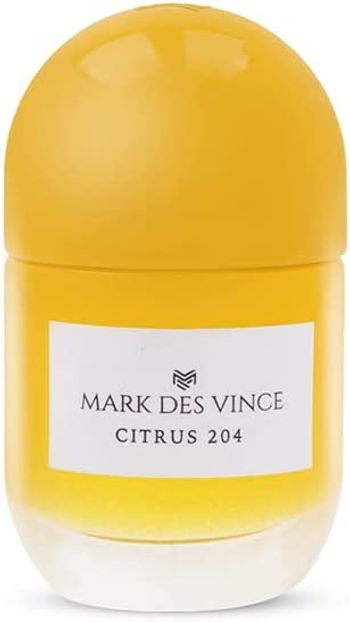 Mark Des Vince Citrus 204 Concentrated Perfume for Men Women Long Lasting Parfum Fragrance For Unisex, 15ml