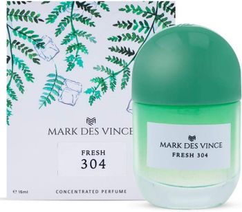 Mark Des Vince Fresh 304 Concentrated Perfume for Men Women Long Lasting Parfum Fragrance For Unisex, 15ml