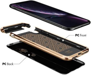 Spigen La Manon Etui designed for iPhone XR cover/case - Gold Black