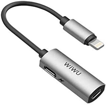 WIWU LT02 Dual Lightning Adapter, Gray