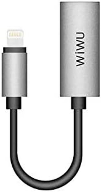 WIWU LT02 Dual Lightning Adapter, Gray