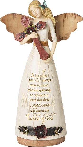 Pavilion Gift Company 02969 Sympathy Angel Figurine, 9-Inch