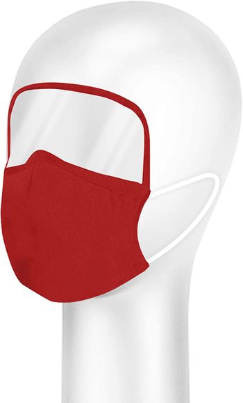 Star Babies Mask With Eye Shield - Red, Piece Of 1