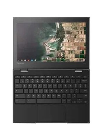 Lenovo 100e Chromebook Laptop With 11.6-Inch Display, intel celerone, N3350/Chrome OS/4GB RAM/32GB eMMC Eng KB, Black