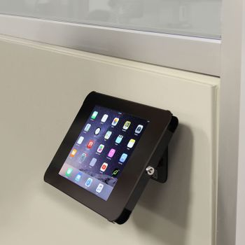 StarTech.com Secure Tablet Enclosure Stand- Lockable Anti Theft Steel Desk or Wall Mount for 9.7" iPad/Tablet - VESA Compatible (SECTBLTPOS)