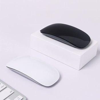 Glassology Wireless Touch Scroll Optical Mouse for Mac Desktop Laptop(White)