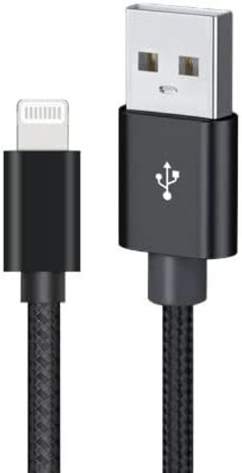 Glassology USB A to C cable 1.2M 3A high current fast charging Pure Copper & PVC & nylon braid 480Mbps transfer speed (Black)