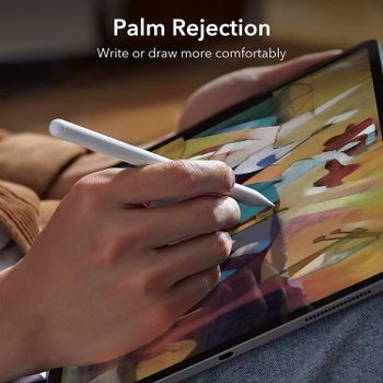 قلم رصاص Glassology لجهاز iPad من الجيل التاسع / الثامن مع رفض الكف ، قلم ستايلس لجهاز iPad متوافق مع iPad Pro 11 / iPad Pro 12.9 / iPad 6th / 7th / 8th / 9th Gen / iPad Mini 5th / 6th Gen / iPad Air 3rd / 4th / 5th الجنرال