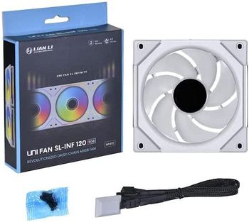 Lian Li UNI Fan IN120 Single Pack Cooling Fan - White