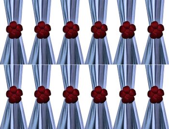 Kuber Industries Velvet 12 Pieces Curtain Tie Back Tassel Set (Maroon) -CTKTC012901