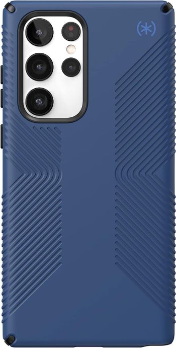 Speck, Presidio2 Grip Samsung Galaxy S22 Ultra Case, 144228-9128, Blue/Black/Storm Blue