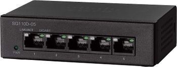 Cisco SG110D-05-EU 5-Port Gigabit Desktop Switch