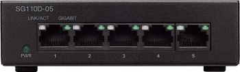 Cisco SG110D-05-EU 5-Port Gigabit Desktop Switch