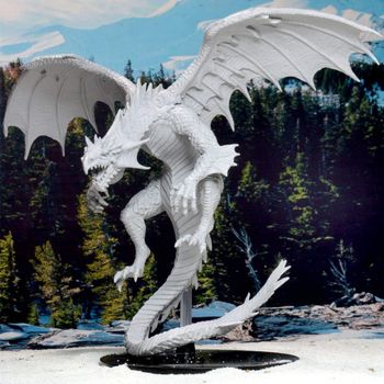 WizKids Pathfinder Battles™ Deep Cuts™ - Gargantuan White Dragon