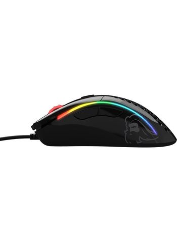 Glorious Model D- (Minus) Wired Gaming Mouse - RGB 62g Lightweight Ergonomic Wired Gaming Mouse - Backlit Honeycomb Shell Design Mice (Glossy Black)