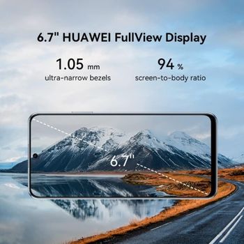 HUAWEI nova Y90 Smart Phone 6.7" Edgeless FullView Display - 40W Fast Charging - 5000 mAh Large Battery - 50 MP AI Triple Camera - 6GB RAM - 128GB Storage - EMUI 12 LTE - Midnight Black