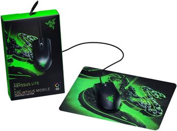 Razer Gaming Starter Bundle - Abyssus Lite Mouse and Goliathus Mobile Mat