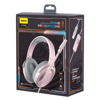 Baseus GAMO Immersive Virtual 3D Game headphone NGD05-04 USP Pink