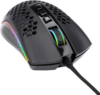 Redragon M988 Storm Lightweight RGB Gaming Mouse, 85g Ultralight Honeycomb Shell - 16,000 DPI Optical Sensor - 8 Programmable Buttons - Precise Registration - Super-Lite Cable